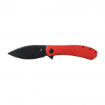 Trollsky Knives Mandu XL MT021-XL Liner Lock Black 14C28N Red G10 Kokkupandav nuga