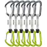 Komplekt 6 Edelrid Pure Wire 10 cm kiirkiigast - Slate/Oasis