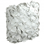 Mil-Tec CamoSystems Shadow Sail v&otilde;rgukate Broadleaf 3 x 3 m camouflagiv&otilde;rk - Valge