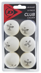 DUNLOP CLUB CHAMP 1* Lauatennisepallid, 6 tk