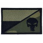 M&auml;rk Poola lipp - Punisher 75 x 45 mm - Gaszona