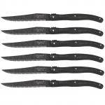 Laguiole Black Stonewash Steaknugade komplekt, 6 tk.