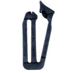 Wisport Buckle eemaldatav konks 25 mm 5 tk - Must
