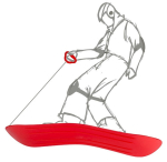 RESTART SLIDEBOARD Lumelaud k&auml;epideme ja n&ouml;&ouml;riga