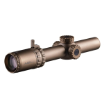Primary Arms SLx 1-6x24 mm SFP Gen IV Illuminated ACSS Nova 5.56/.308 Fiber Wire Reticle FDE Optiline sihik