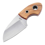 Boker Plus Gnome D2 Olive Wood Brown Fikseeritud teraga nuga