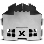 Kokkupandav matkastiilis pliit elluj&auml;&auml;miskann Lone Wolf Mini