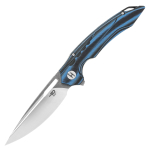 Bestech Knives Ornetta by Grzegorz "Kombou" Grabarski Blue/Black Kokkupandav nuga