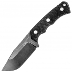 Sanrenmu S738 Blackwash Fikseeritud teraga nuga