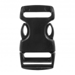 Wisport snap-kinnitus 20 mm 5 tk - Must