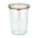 Weck Mold 850 ml Kaanega purk, tihend ja kinnitused, 6 tk.