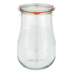 Weck Mold 1750 ml Kaanega purk, tihend ja kinnitused, 4 tk.