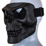 Wosport Skeleton t&auml;iskattega n&auml;omask - Must