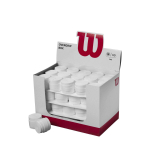 WILSON PRO OVERGRIP BOX WHITE Tennise reketi pealisrihm (overgrip), 60 tk.