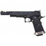 Armorer Works AW Custom HX2431 .38 SuperComp Race Pistol Black GBB ASG Airsoft-p&uuml;stol 6 mm Green Gas