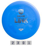 DISCMANIA SOFT EXO LINK Evolution Putter Blue Discgolfi ketas