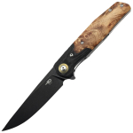Bestech Knives Ascot Wood/Black Blade BG19E Kokkupandav nuga