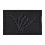 GTG Skeleton Shaka Black Shevron