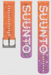 SUUNTO 22 ATH6 SILICONE STRAP POWER ORANGE S+M Silikoonrihm