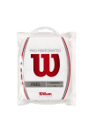 WILSON PRO OVERGRIP PERFORATED WHITE Tennise reketi pealisrihm (overgrip), 12 tk.