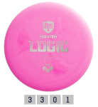 DISCMANIA SOFT EXO LOGIC Evolution Putter Pink Discgolfi ketas