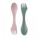 Light My Fire Spork M Bio Green/Pink Tūrisma dak&scaron;a, 2 tk.