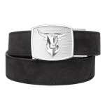 Kore Essentials Bull Buckle Black Buffalo Leather Gun Belt Taktikaline v&ouml;&ouml;