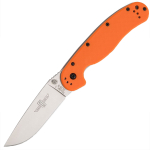 Ontario RAT-1 Silver Plain Orange Kokkupandav nuga