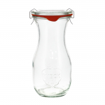 Weck Saftflasche Kaane ja tihendiga klaaspudel 290 ml, 6 tk.