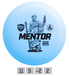 DISCMANIA MENTOR Distance Driver Blue Discgolfi ketas