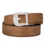 Kore Essentials Rodeo Buckle Brown Buffalo Leather Gun Belt Taktikaline v&ouml;&ouml;