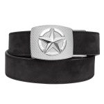 Kore Essentials Star Buckle Black Buffalo Leather Gun Belt Taktikaline v&ouml;&ouml;
