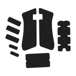 Creative Guns Grip Tape Glock 17 Gen. 5 Relvak&auml;epideme haardeteip