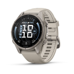 Garmin fēnix 9 43 mm Titanium/Fog Grey Silicone Nutikas spordikell
