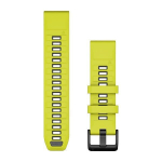 Garmin QuickFit 22 Watch Band Amp Yellow / Graphite Silicone Kellarihm