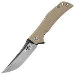 Bestech Knives Scimitar Beige/Gray Satin Kokkupandav nuga