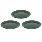 Highlander V&auml;ljas Tasapinnaline Taldrik 24 cm Oliiv - 3 tk.