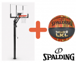 SPALDING BASKETBALL SYSTEM GOLD IN-GROUND&trade; 54&rdquo; Korvpalli s&uuml;steem