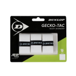 DUNLOP GECKO-TAC ATP Overgrip White Tennisereketi pealisgripp, 3 tk