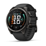 Garmin fēnix 9 47 mm Carbon Grey DLC Titanium/Black Silicone Nutikas spordikell