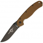 Ontario RAT-2 Folder D2 Coyote Brown Kokkupandav nuga