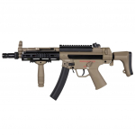 JG Works MP5-808 Tan ASG AEG Airsoft-kuulipilduja 6 mm Electric