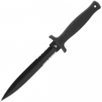 Schrade Needle Magnum Serrated Fixed Blade Black S&otilde;jav&auml;eline nuga