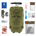 Badger Outdoor Recon 25 l Oliiv evakuatsioonijalakk - varustusega