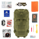 Badger Outdoor Recon 25 l Olive V2 evakuatsioonikott - varustusega