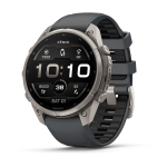 Garmin fēnix 9 Pro 47 mm Titanium/Graphite/Black Silicone Nutikas spordikell