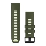 Garmin QuickFit 26 Watch Band Olive Drab / Citron Silicone Kellarihm