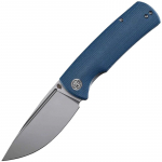 Petrified Fish Beluga PF-P01 Sandblasted/Blue Micarta Kokkupandav nuga