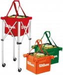 WILSON TENNIS TEACHING CART 150 Kaasaskantav tennise pallide hoiukorv