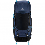 Highlander Outdoor Novar 60+5 l Seljakott - Merev&auml;e Sinine
